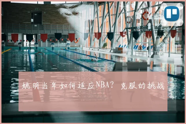 姚明当年如何适应NBA？克服的挑战